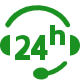 24 hour coverage